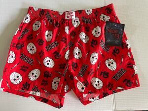 Friday The 13th Jason Men’s Boxer Brief Lounge Wear Underwear Mze M NWT